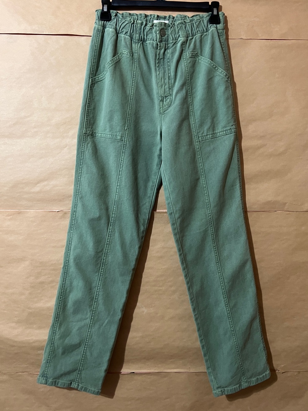 Mother | The Springy Ankle Jeans Loden Frost Pants Elastic Waist Size 27